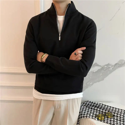Montclair Cashmere Zip Sweater